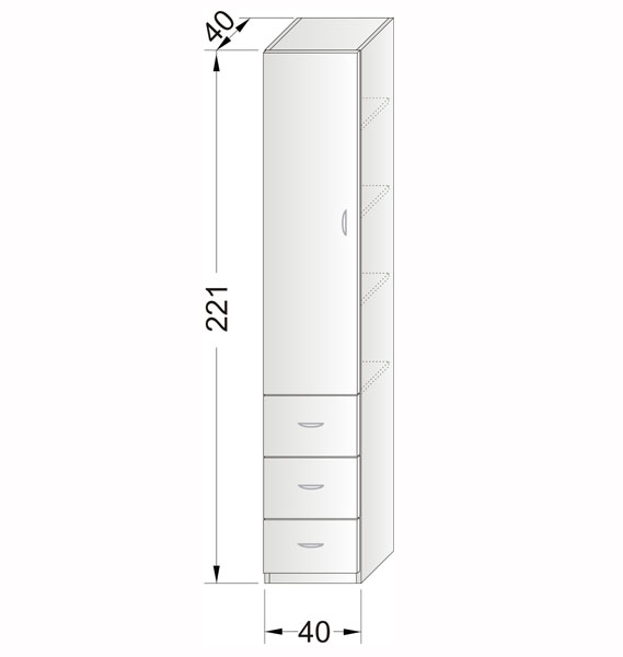 Skříňka SN40