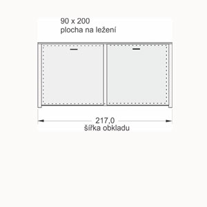 DAN - SPACE I. sklopná postel